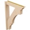 Ekena Millwork 5 1/2-in W x 26-in D x 38-in H Balboa Trad Rough Cedar Woodgrain TimberThane Outlooker, Primed Tan OUTUR055X26X38BOA04RCPR - alternate 2